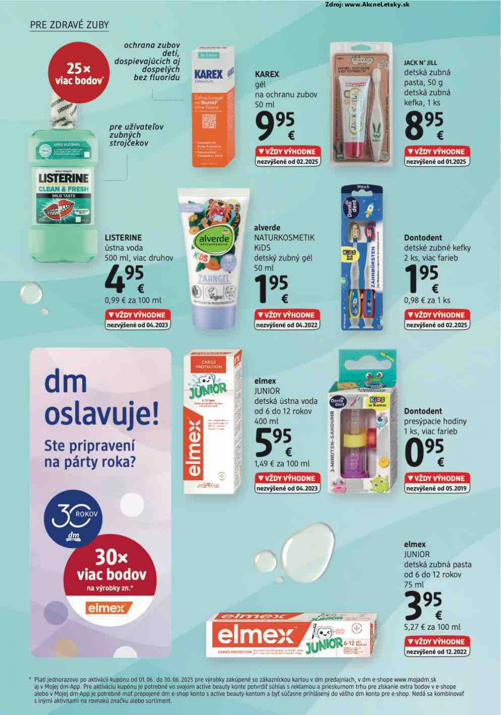 Leták dm drogerie (1. 6. - 30. 6. 2025) - strana 20 z 32