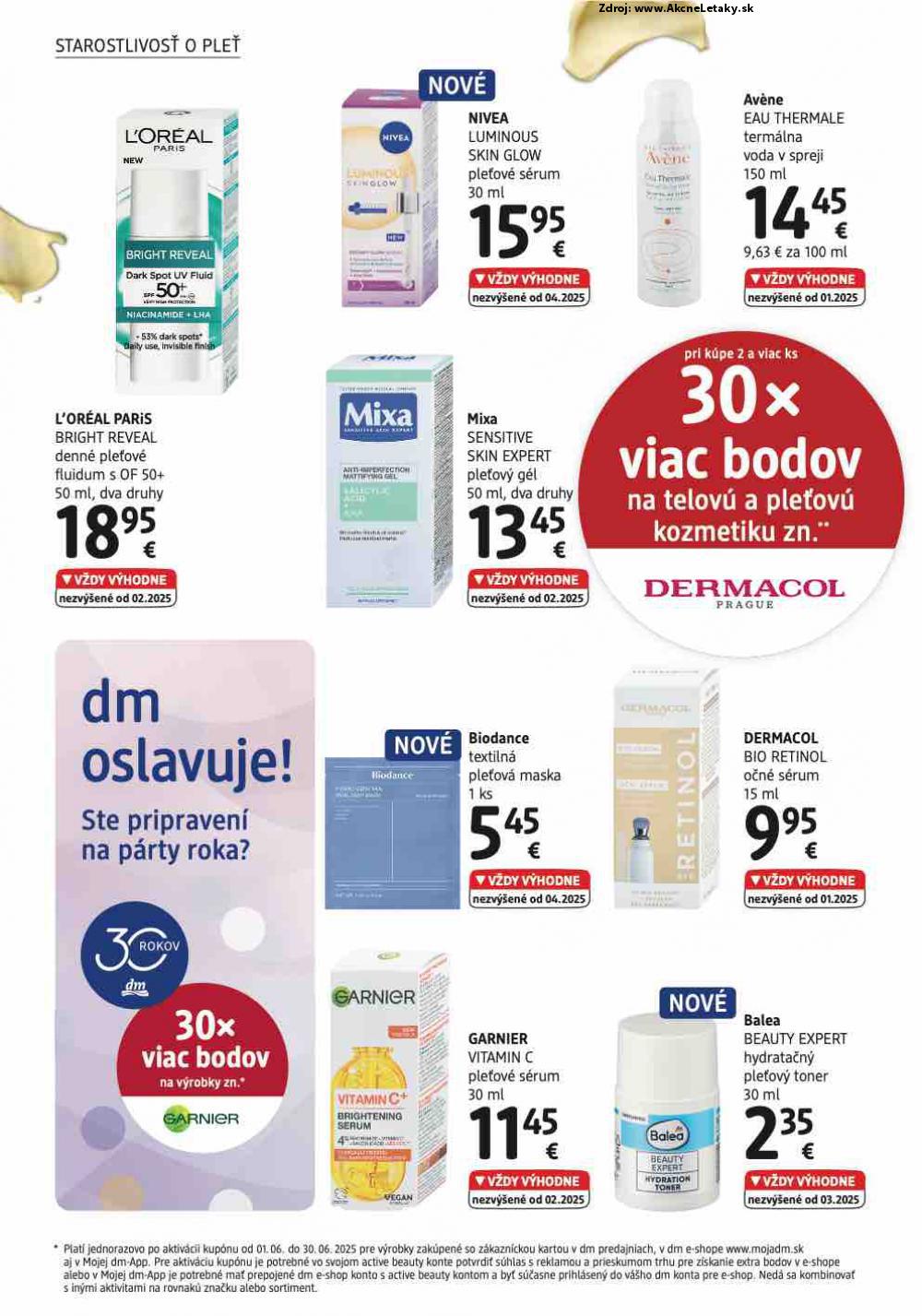 Leták dm drogerie (1. 6. - 30. 6. 2025) - strana 6 z 32