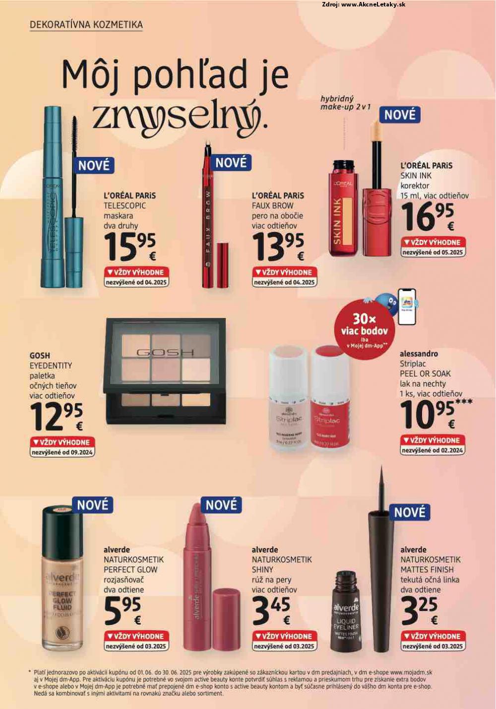 Leták dm drogerie (1. 6. - 30. 6. 2025) - strana 8 z 32