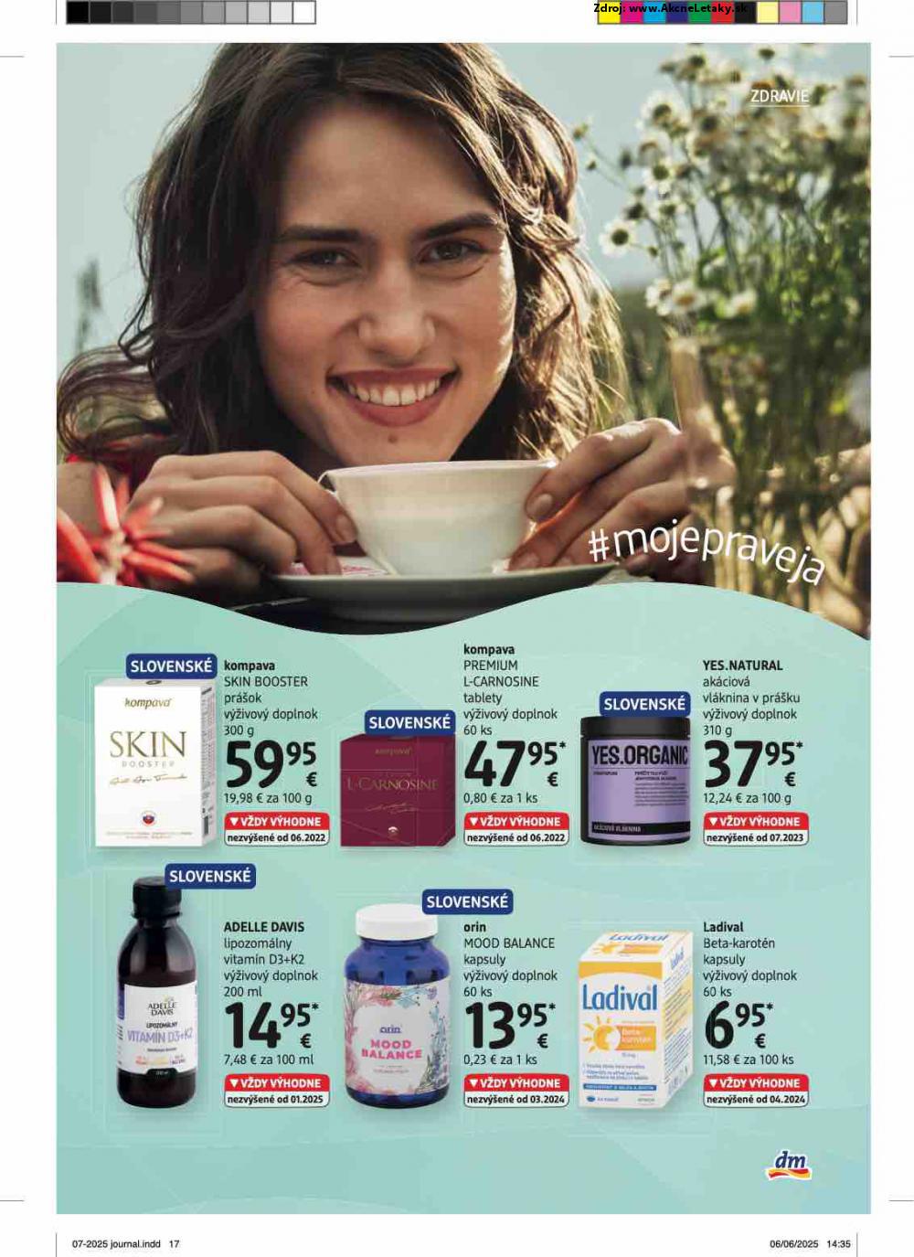 Leták dm drogerie (1. 7. - 31. 7. 2025) - strana 17 z 32
