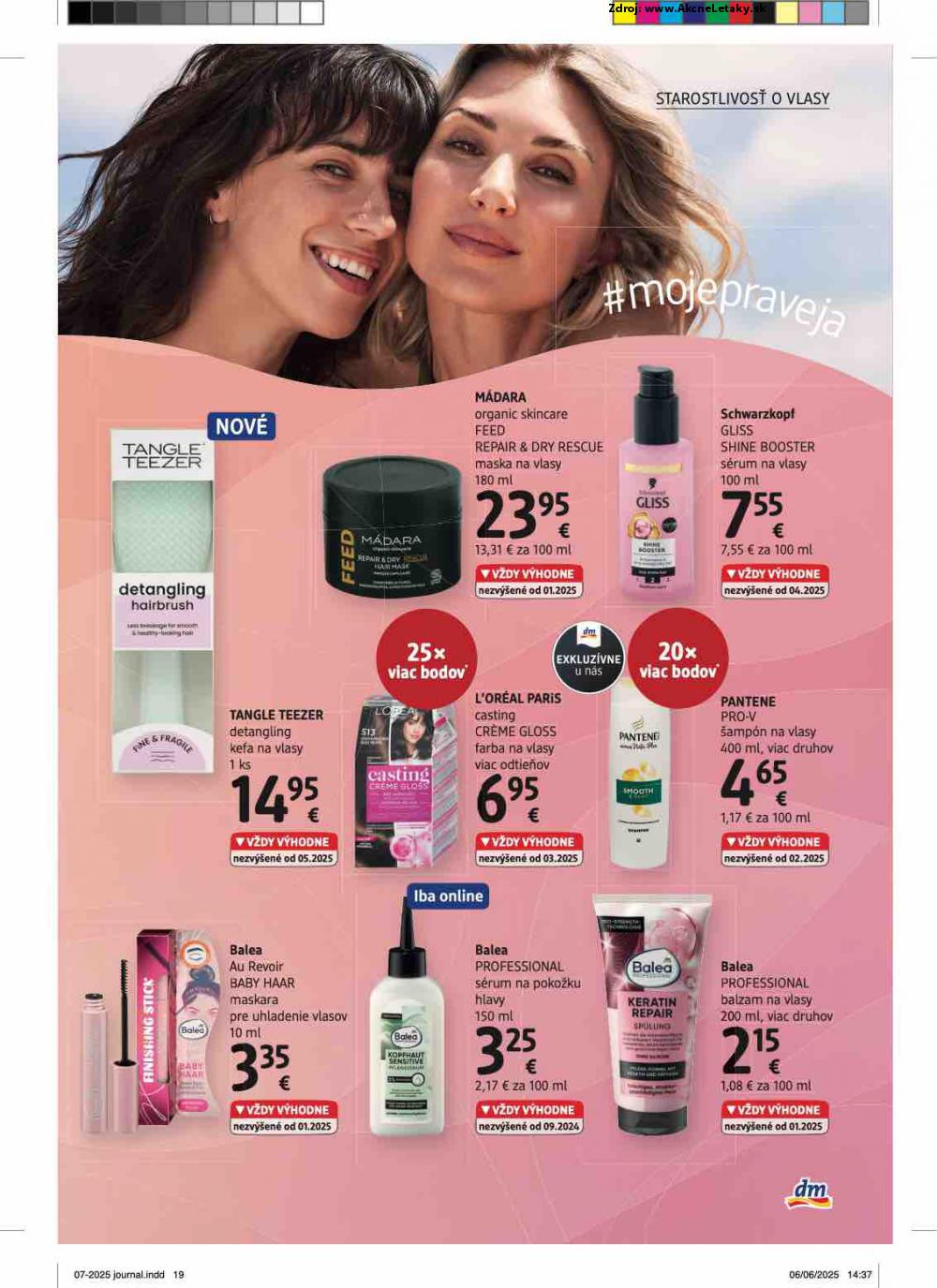 Leták dm drogerie (1. 7. - 31. 7. 2025) - strana 19 z 32