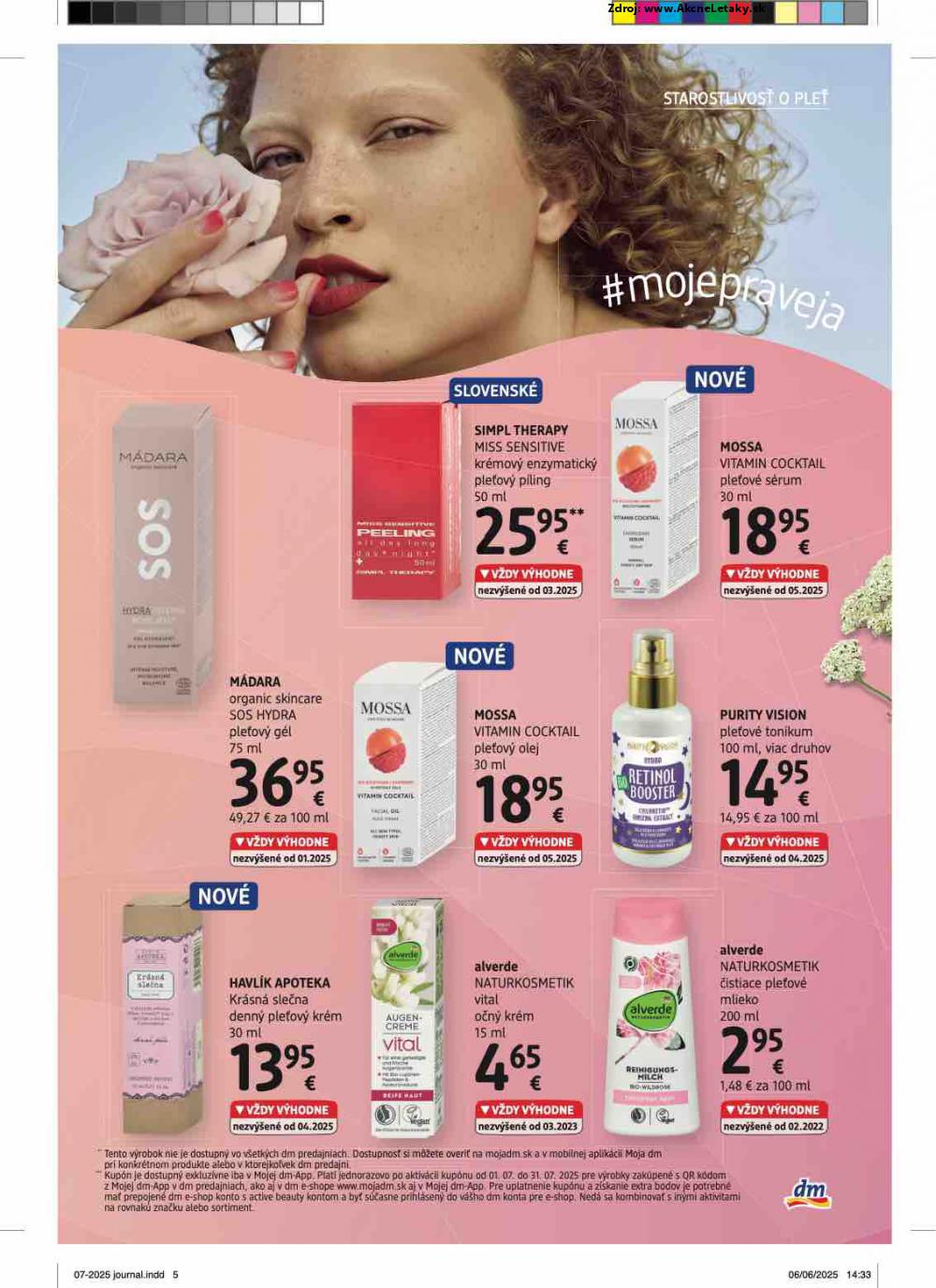 Leták dm drogerie (1. 7. - 31. 7. 2025) - strana 5 z 32