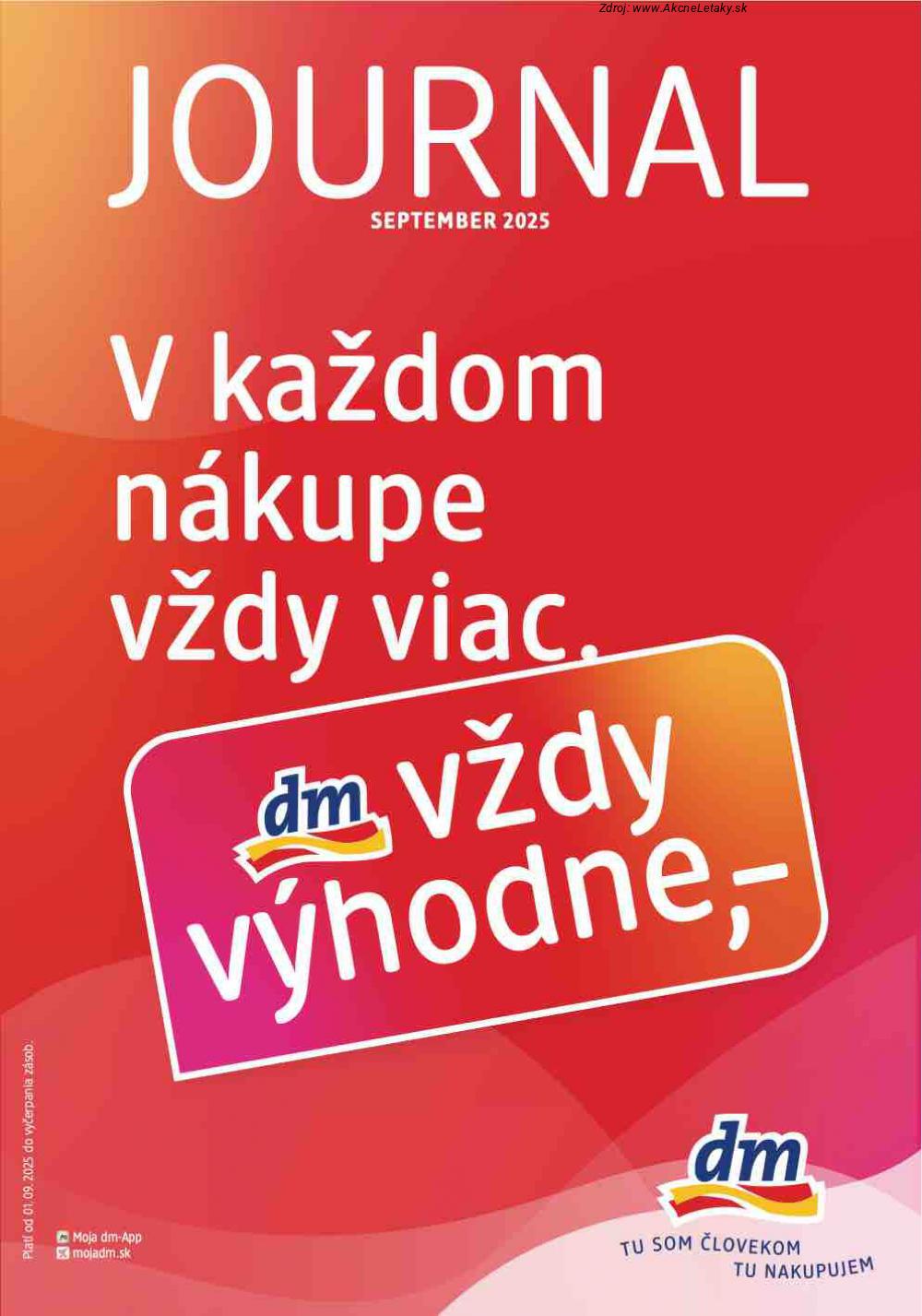 Leták dm drogerie - strana 1