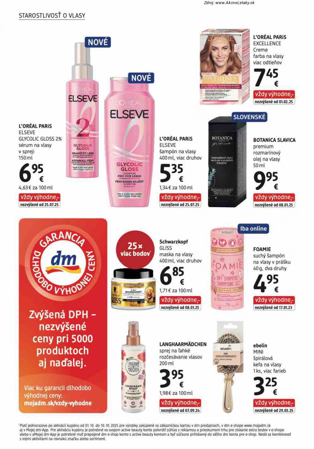 Leták dm drogerie (1. 10. - 31. 10. 2025) - strana 16 z 32