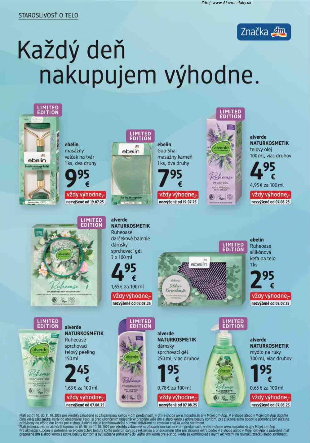 Leták dm drogerie (1. 10. - 31. 10. 2025) - strana 20 z 32