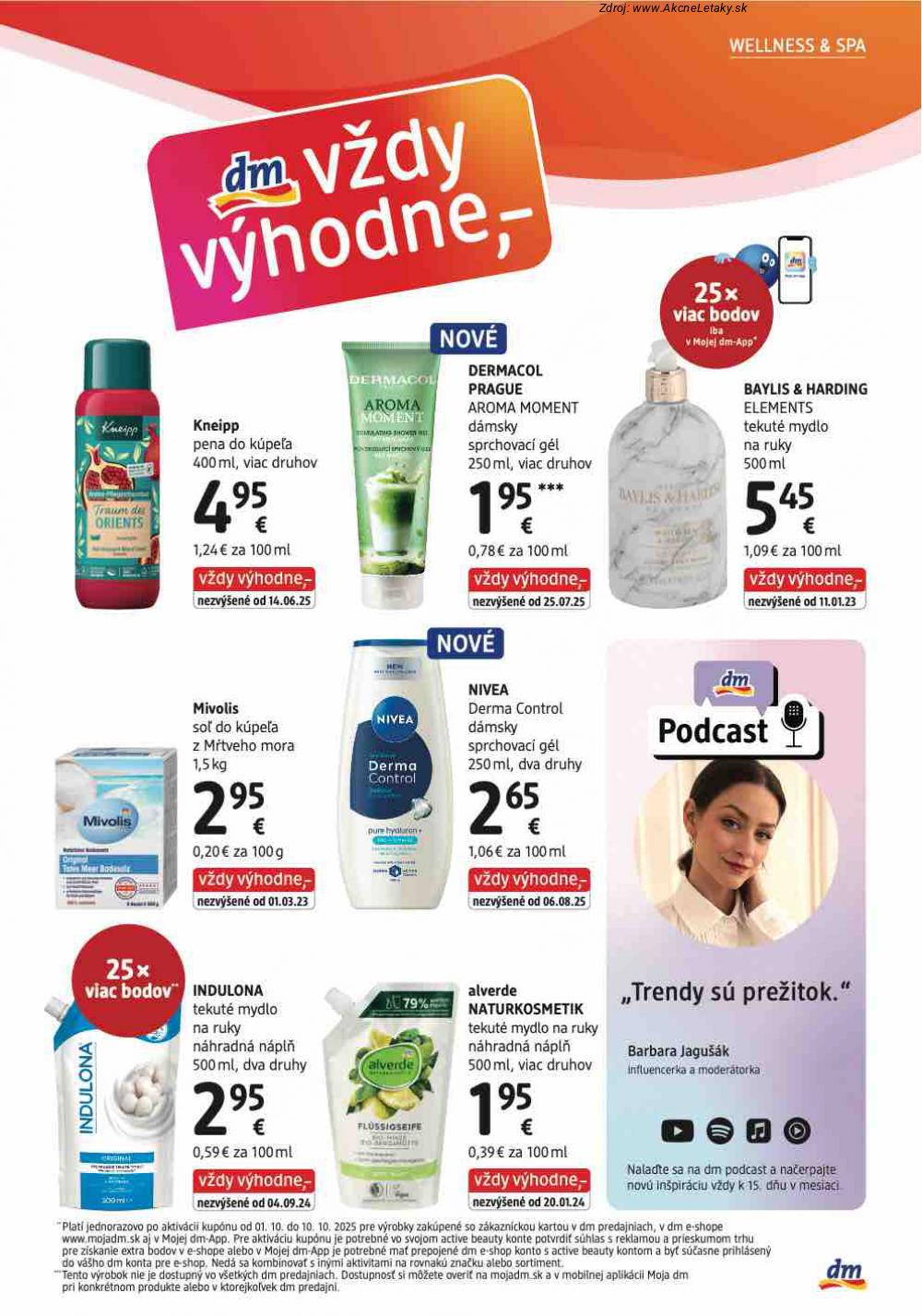 Leták dm drogerie (1. 10. - 31. 10. 2025) - strana 5 z 32