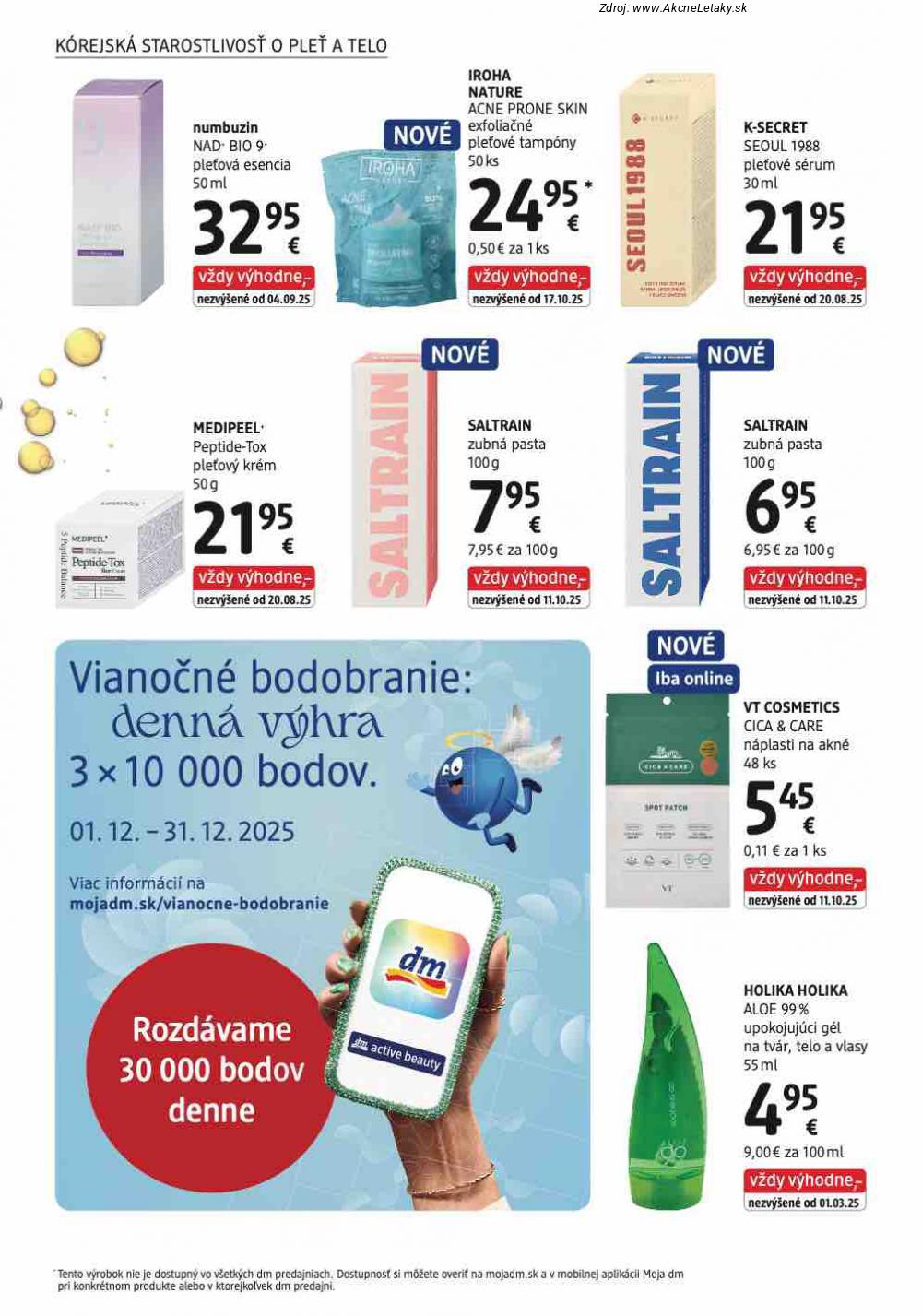 Leták dm drogerie (1. 12. - 31. 12. 2025) - strana 10 z 32