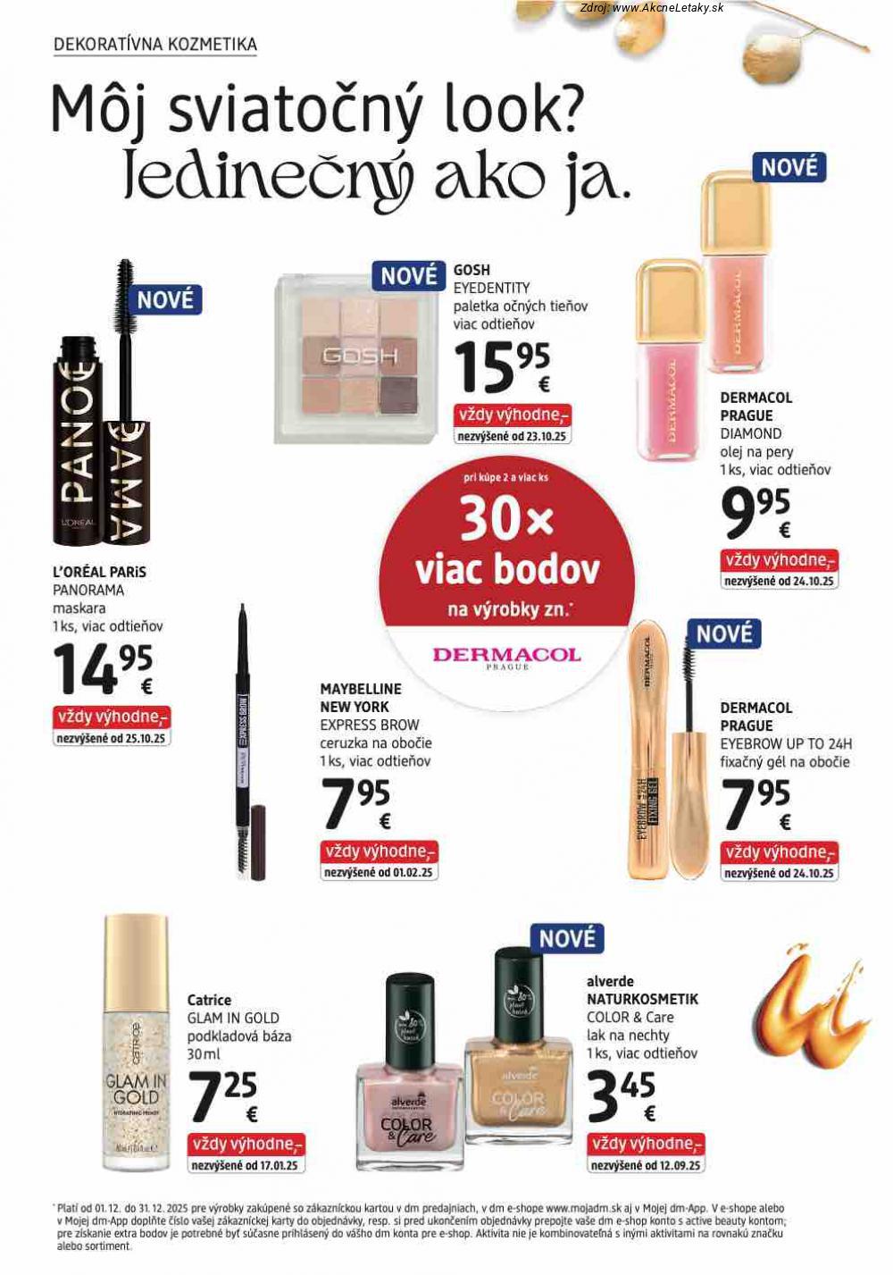 Leták dm drogerie (1. 12. - 31. 12. 2025) - strana 6 z 32