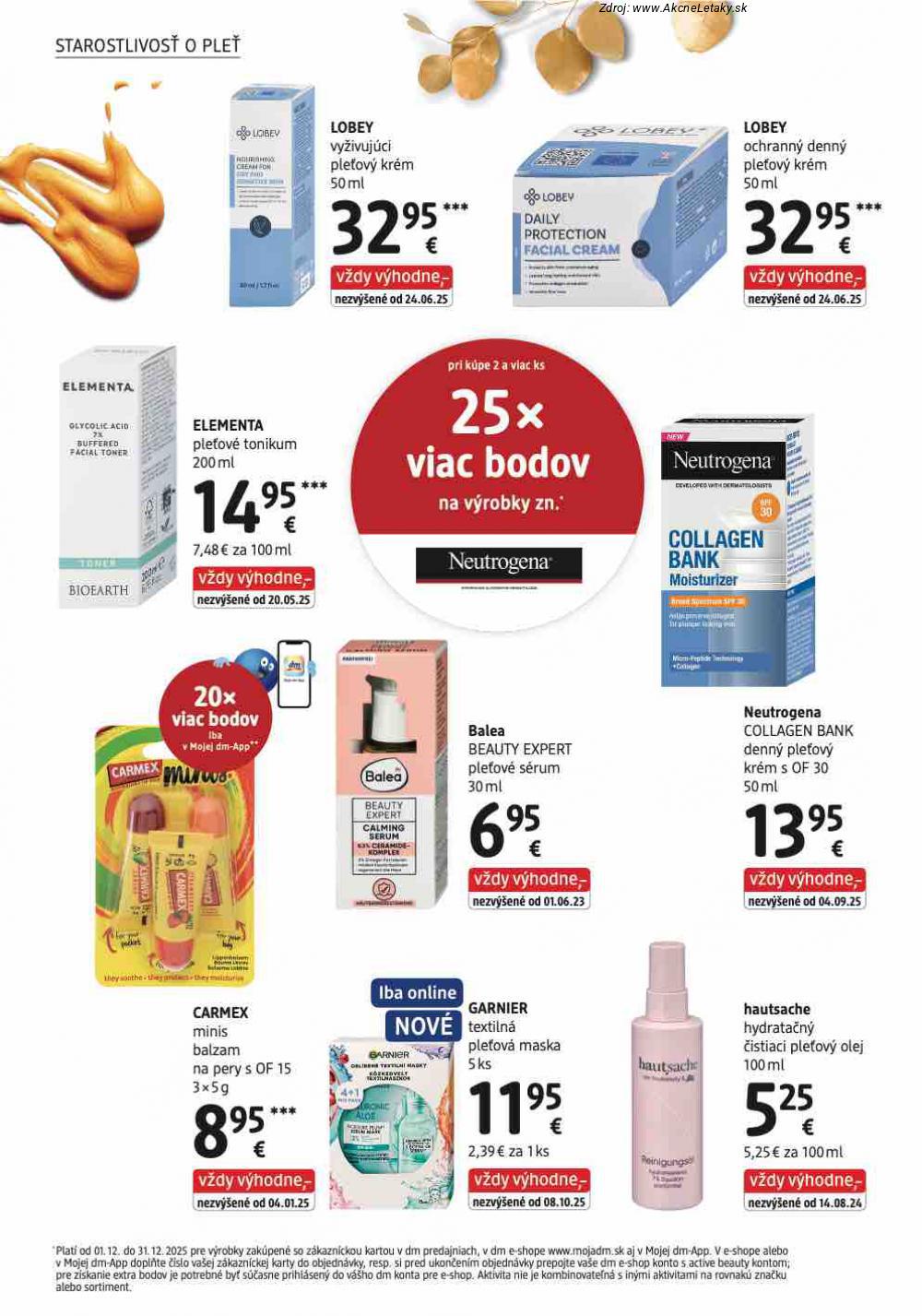 Leták dm drogerie (1. 12. - 31. 12. 2025) - strana 8 z 32
