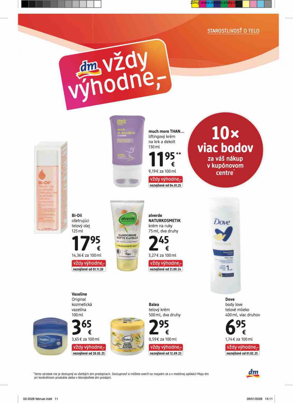 Leták dm drogerie (1. 2 - 28. 2. 2026) - strana 11 z 32