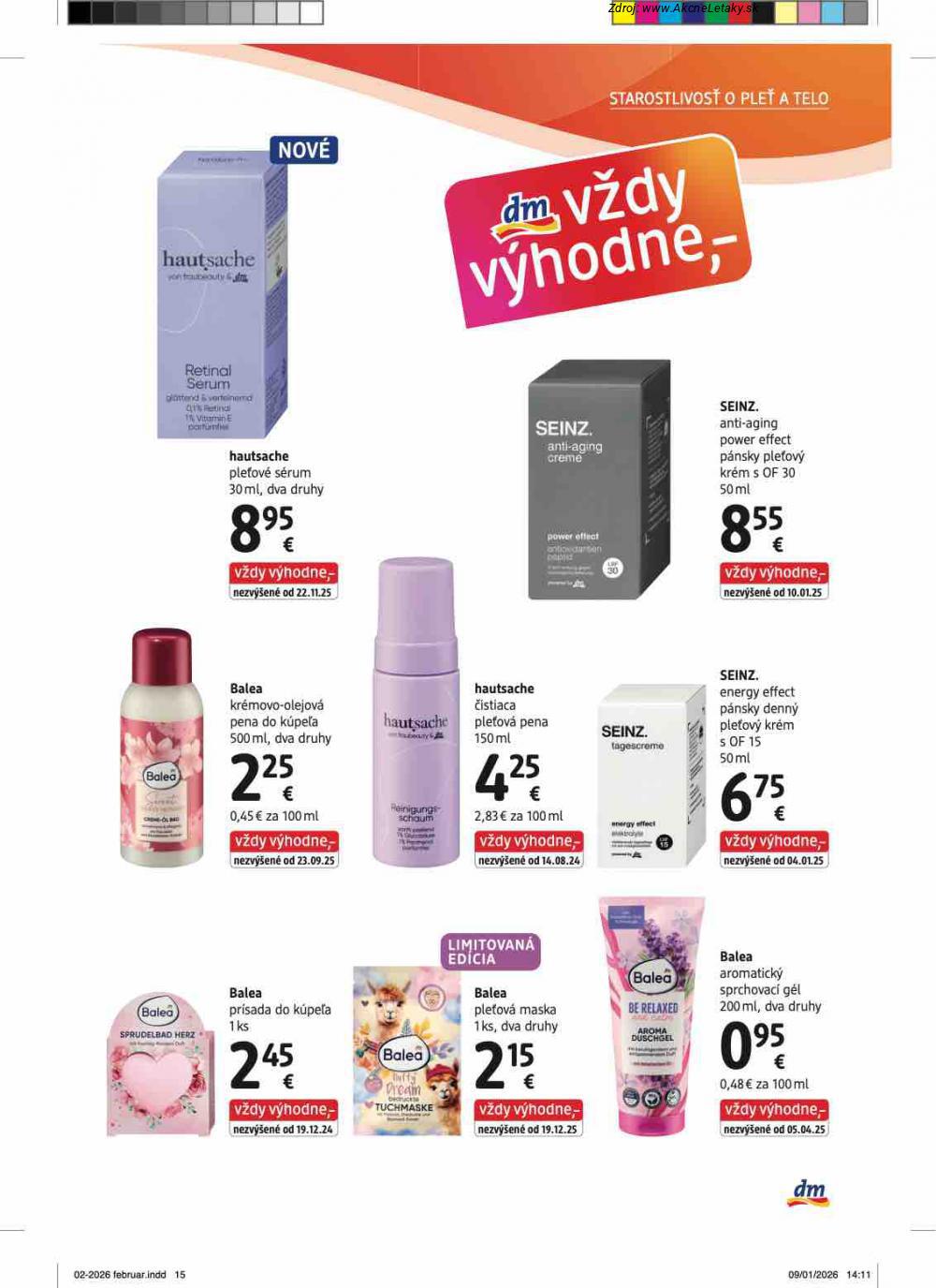 Leták dm drogerie (1. 2 - 28. 2. 2026) - strana 15 z 32