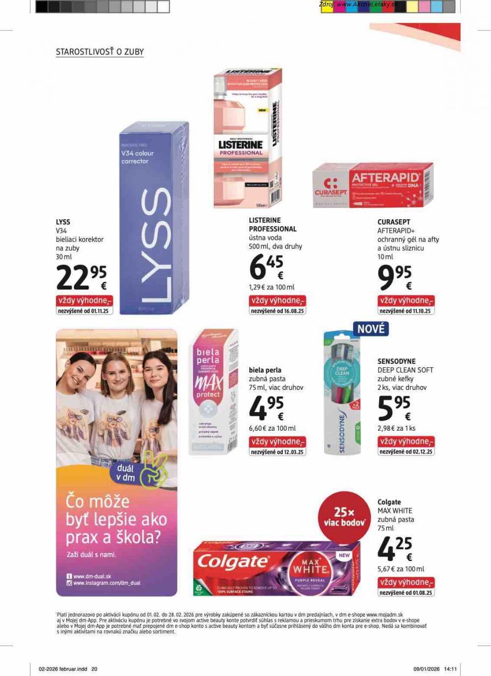 Leták dm drogerie (1. 2 - 28. 2. 2026) - strana 20 z 32