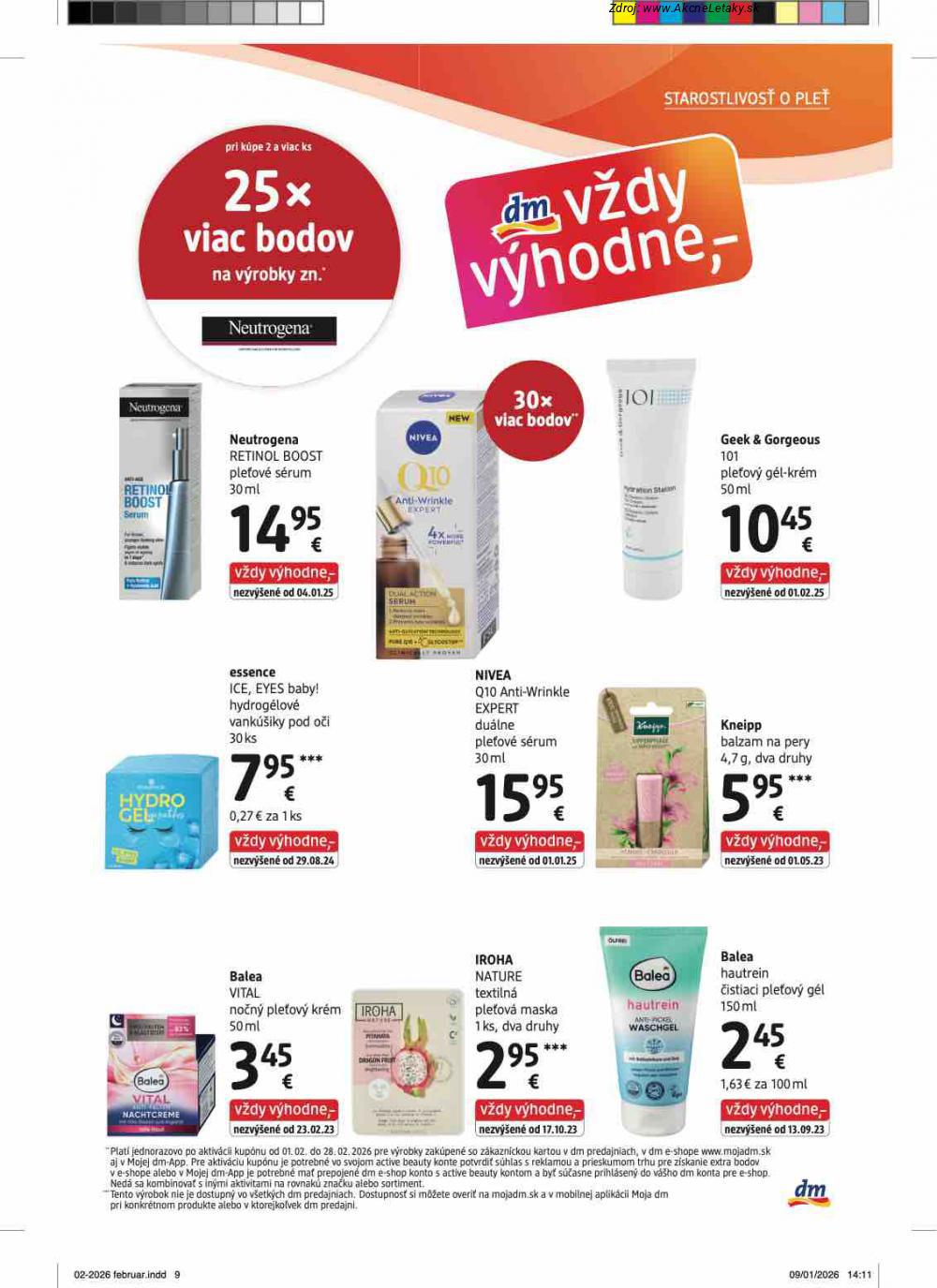 Leták dm drogerie (1. 2 - 28. 2. 2026) - strana 9 z 32