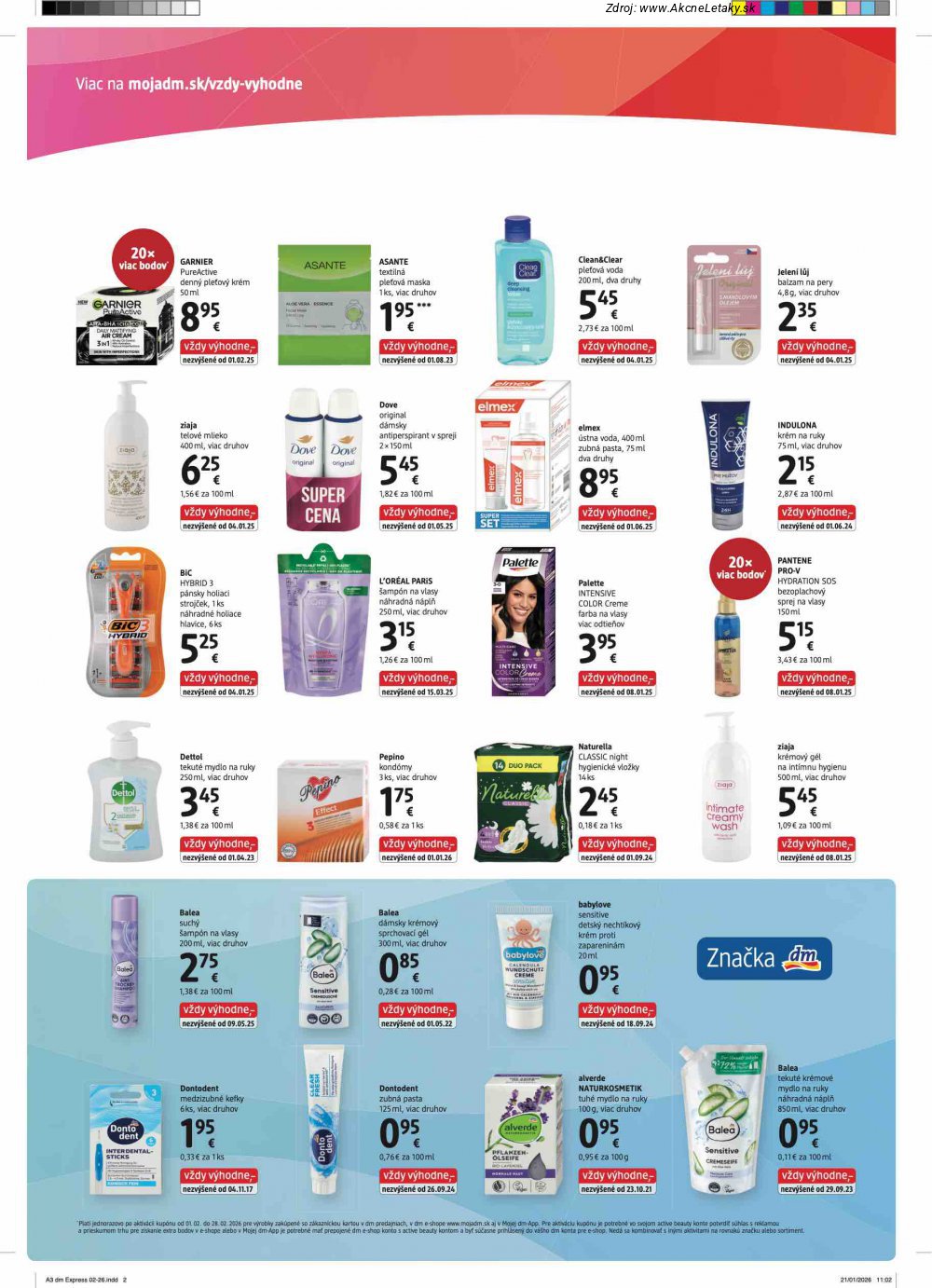 Leták dm drogerie (18. 2. - 28. 2. 2026) - strana 2 z 4