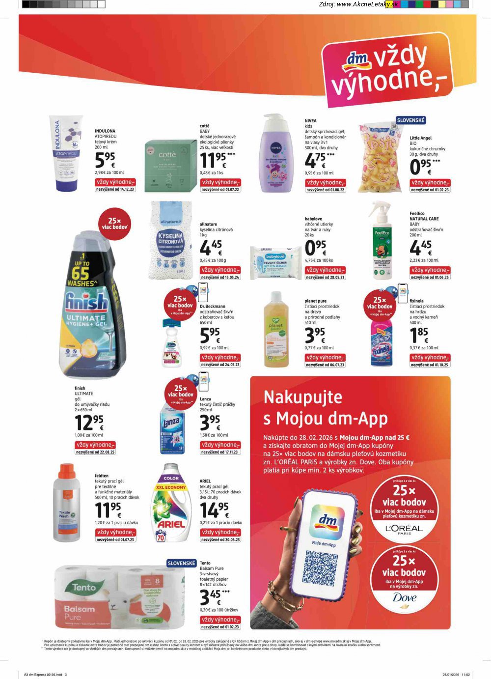 Leták dm drogerie (18. 2. - 28. 2. 2026) - strana 3 z 4
