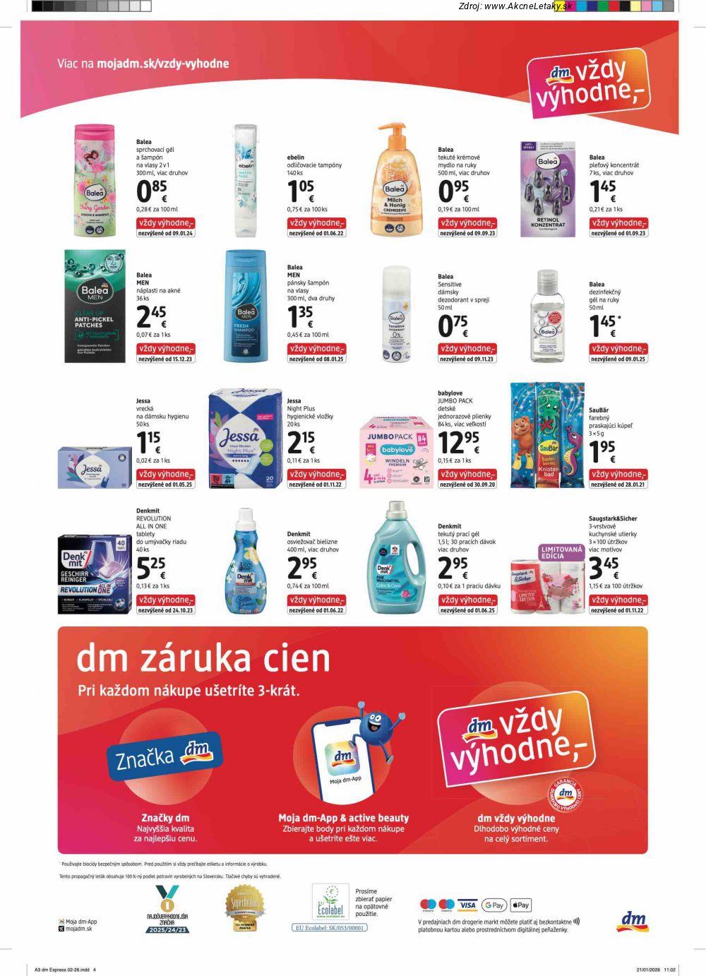 Leták dm drogerie (18. 2. - 28. 2. 2026) - strana 4 z 4