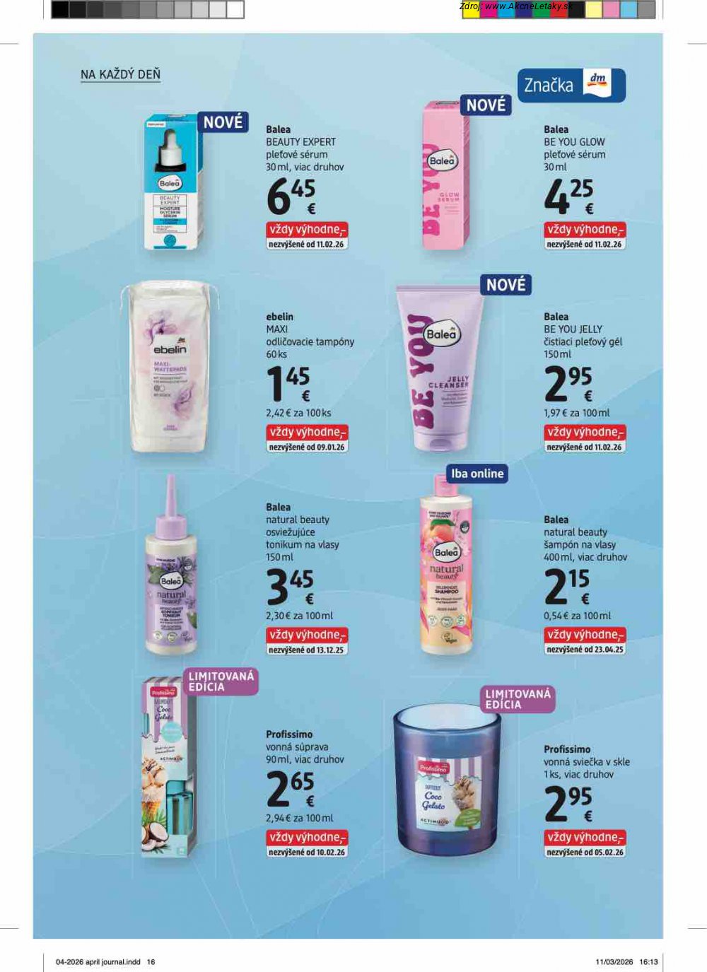 Leták dm drogerie - strana 16