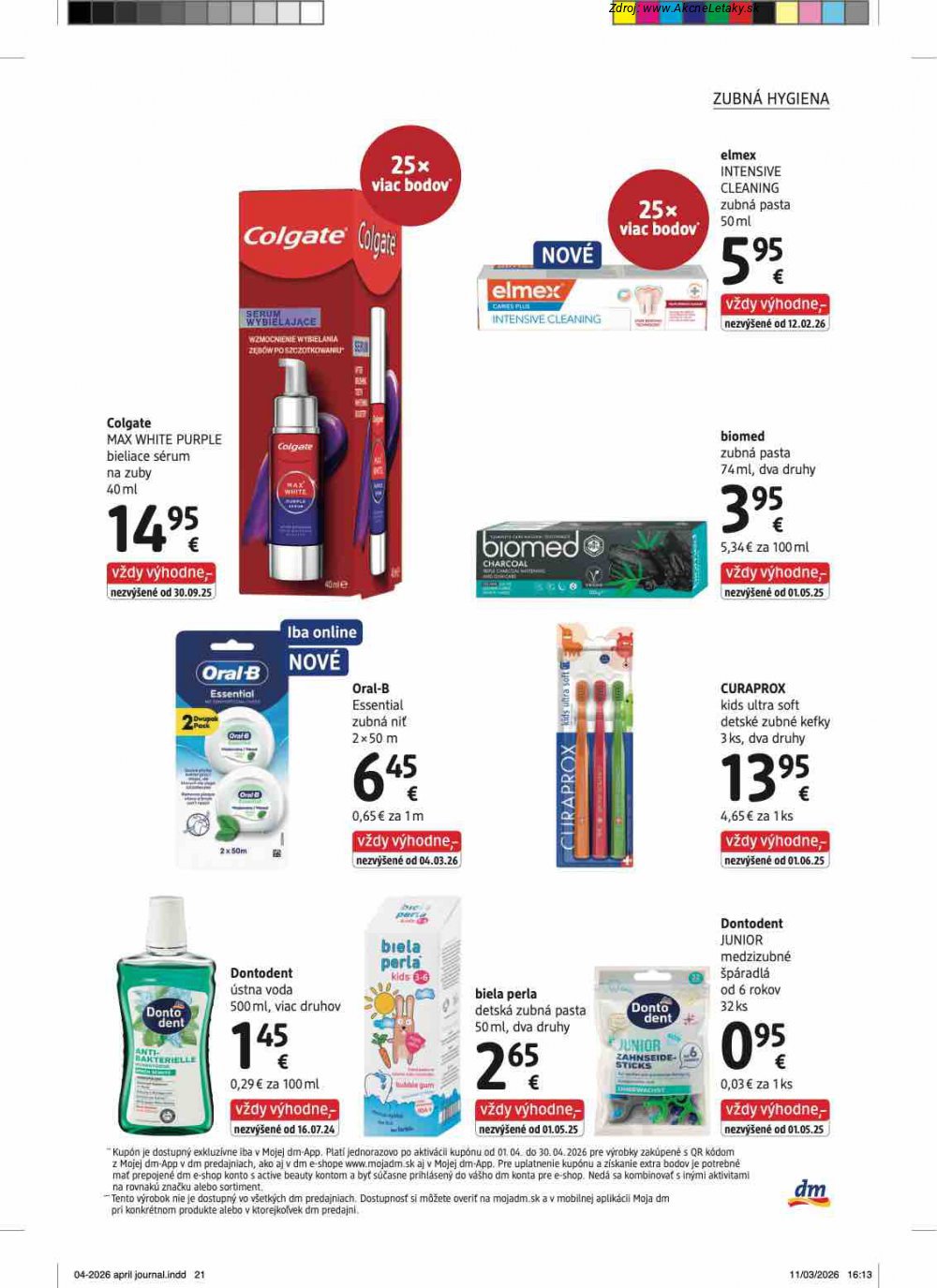 Leták dm drogerie - strana 21
