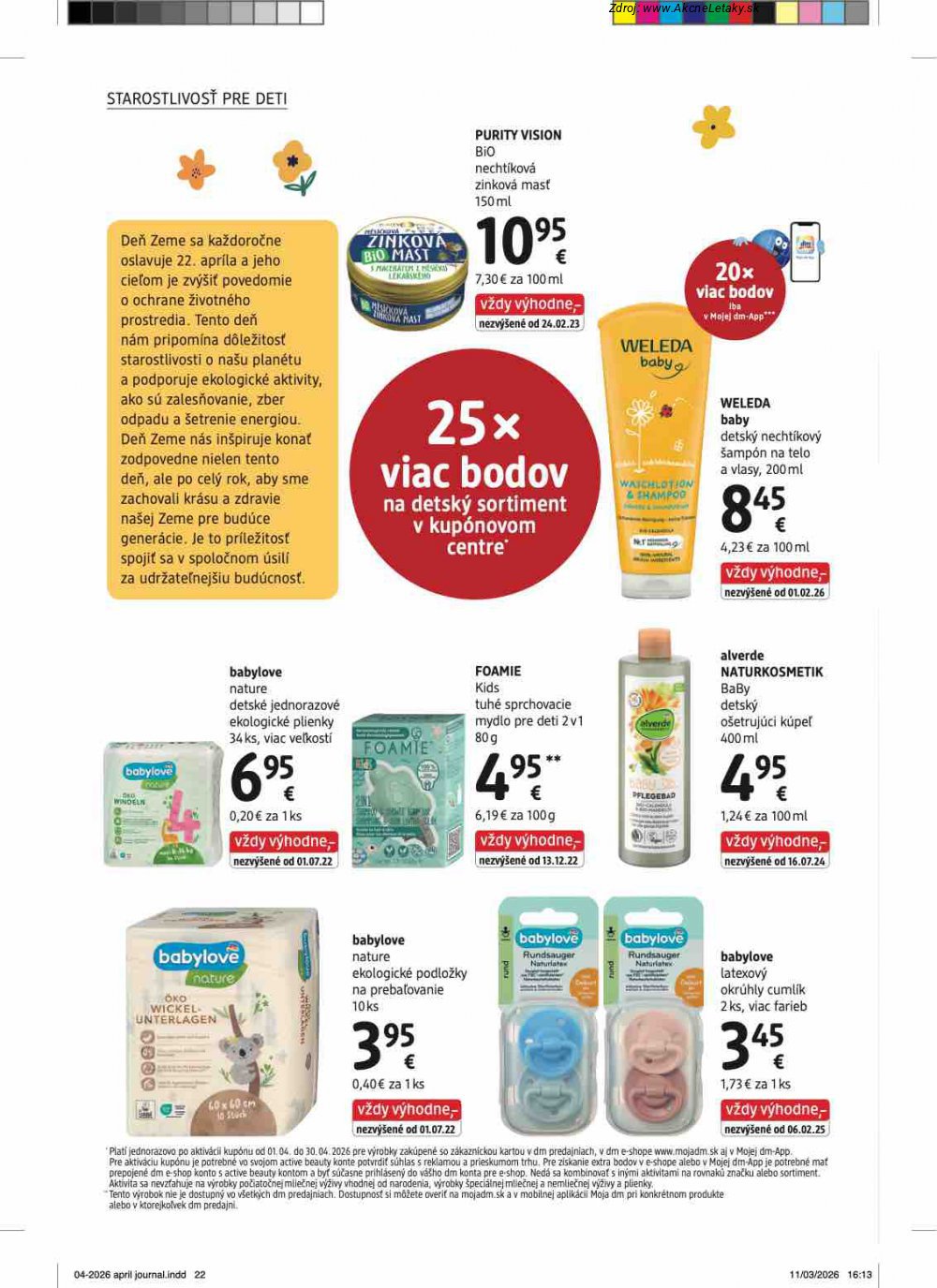 Leták dm drogerie - strana 22