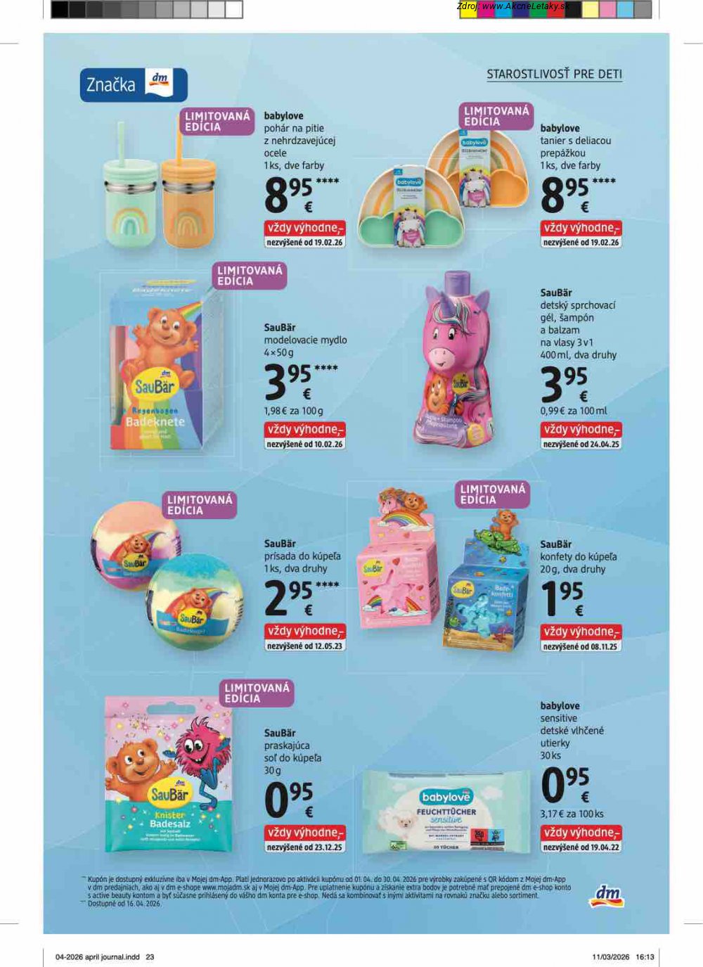 Leták dm drogerie - strana 23