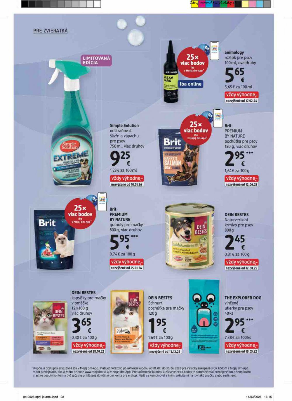 Leták dm drogerie - strana 28