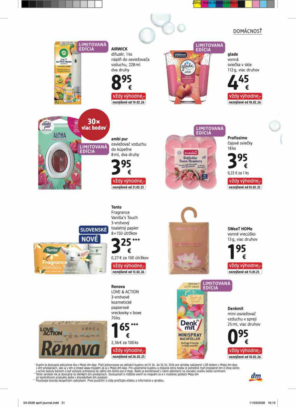 Leták dm drogerie - strana 31