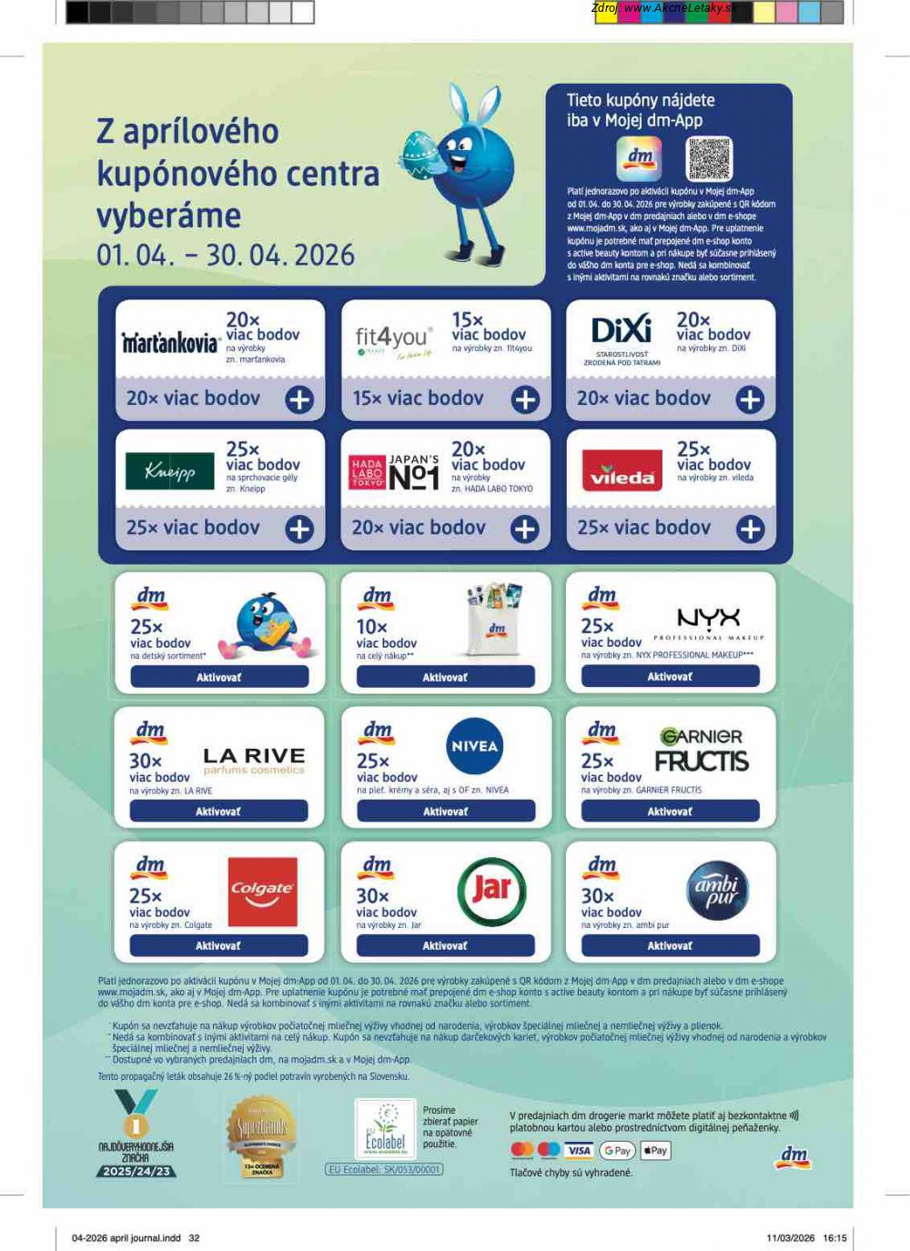 Leták dm drogerie - strana 32