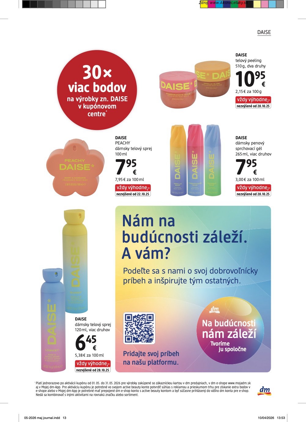 Leták dm drogerie (1. 5. - 31. 5. 2026) - strana 13 z 32