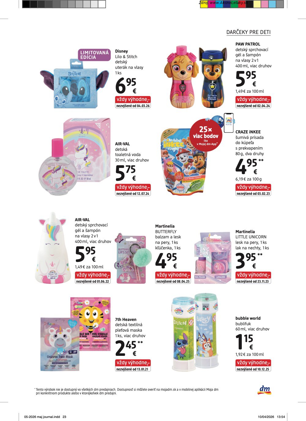 Leták dm drogerie - strana 23