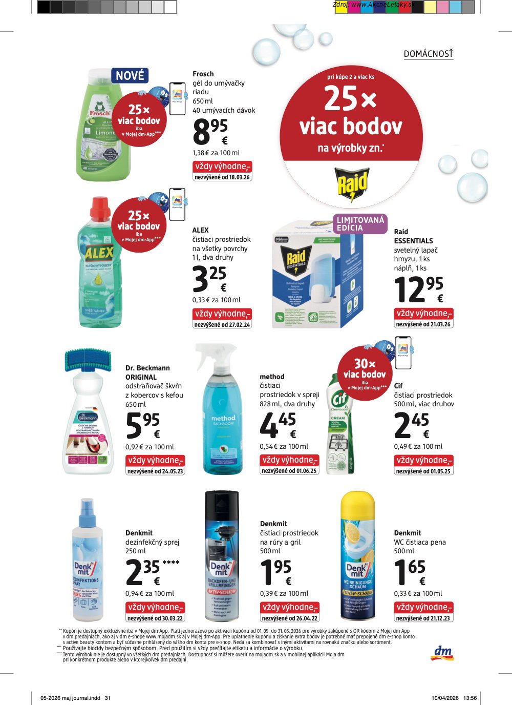 Leták dm drogerie - strana 31