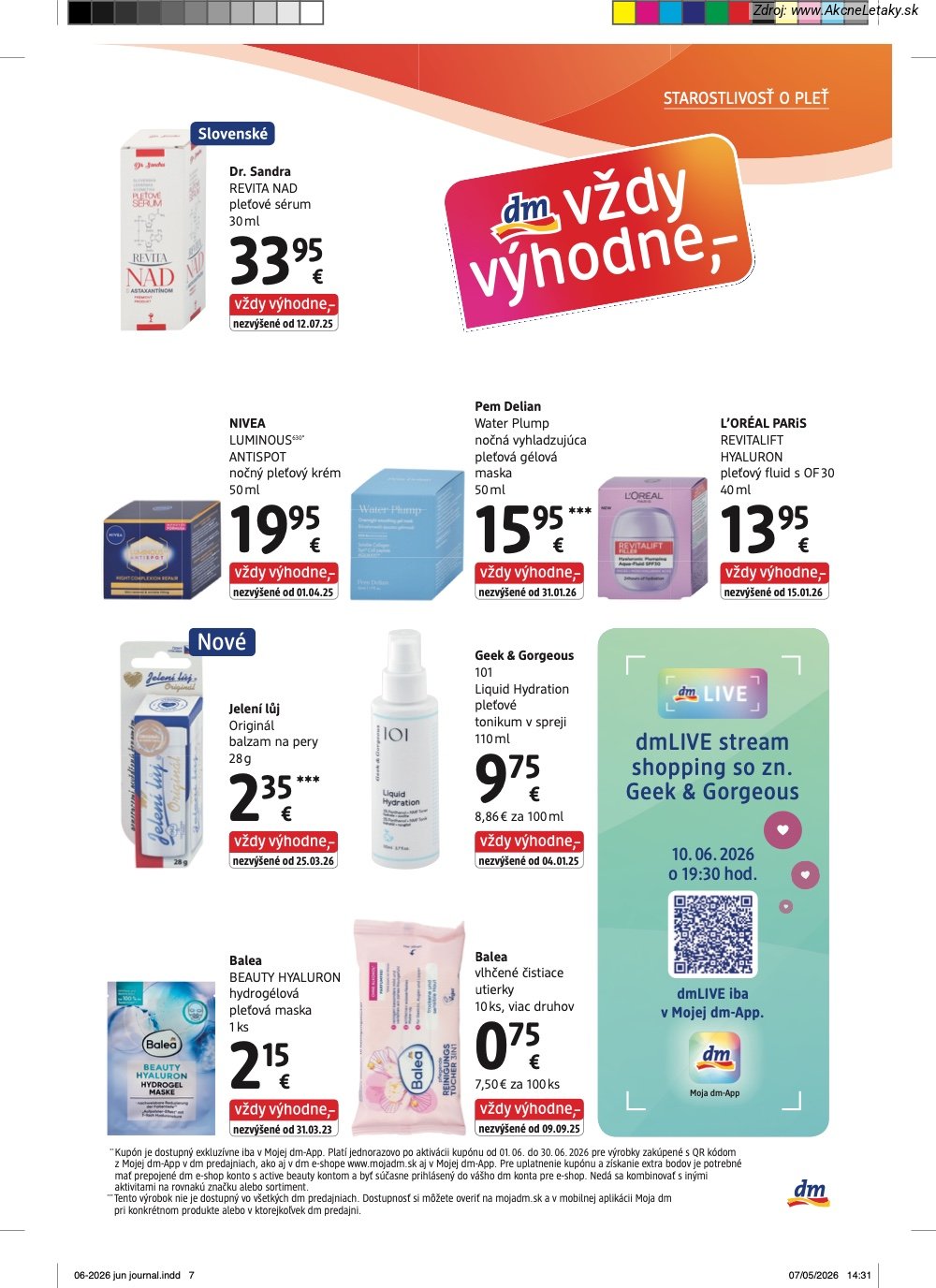 Leták dm drogerie - strana 7