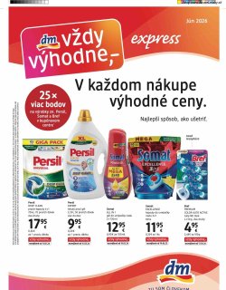 Leták dm drogerie