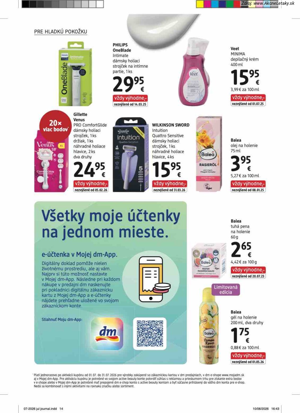 Leták dm drogerie - strana 14