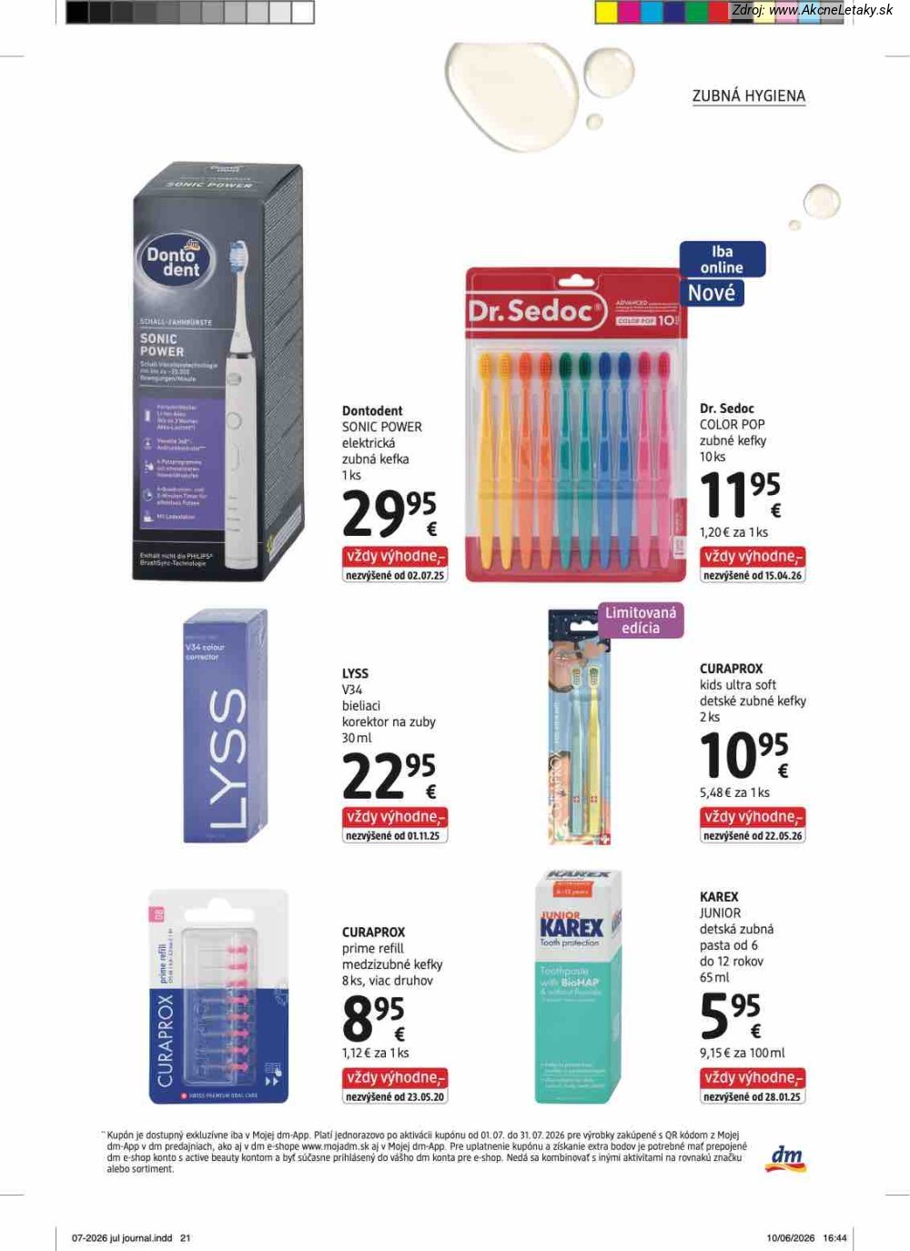 Leták dm drogerie - strana 21