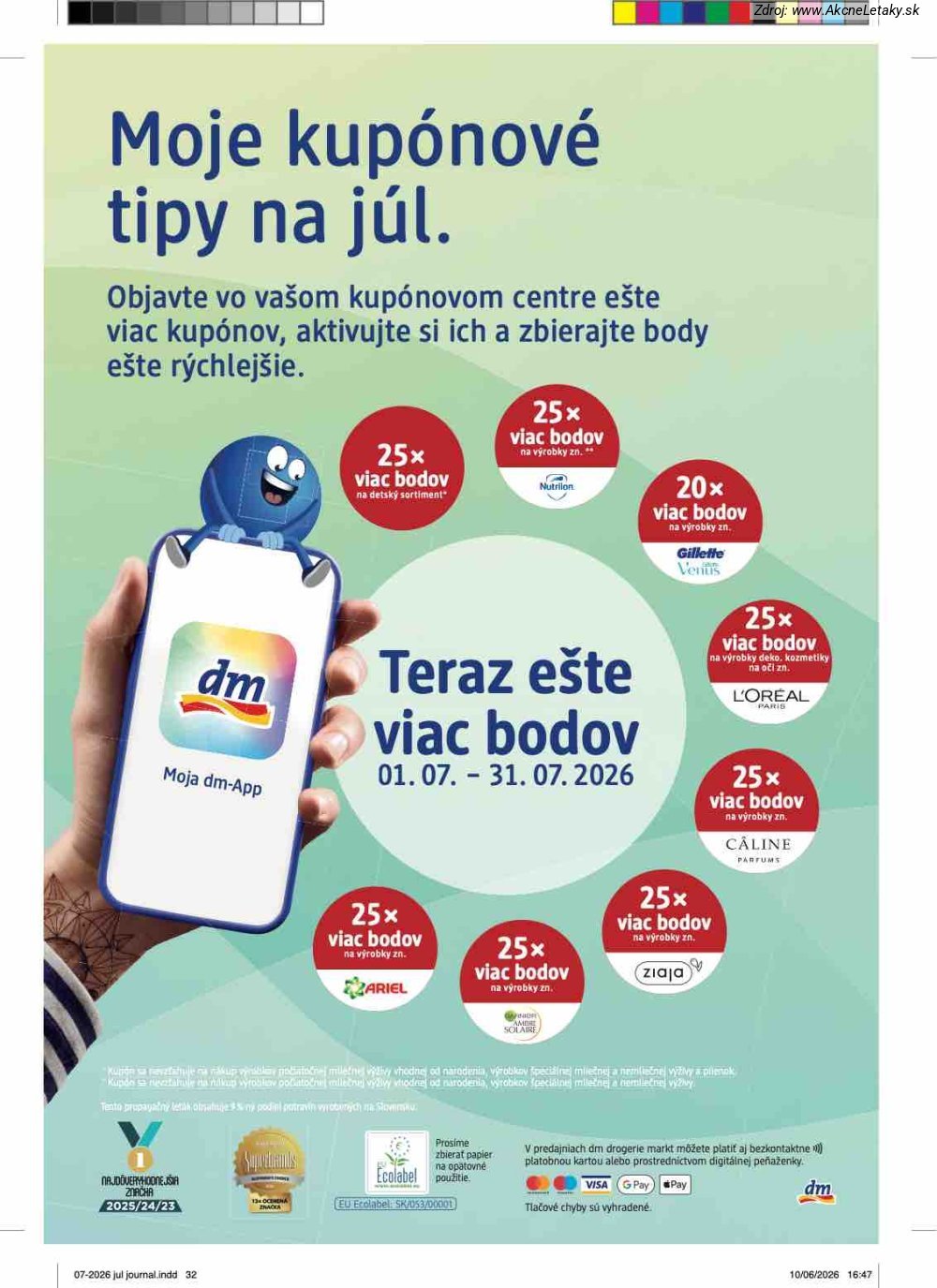 Leták dm drogerie - strana 32
