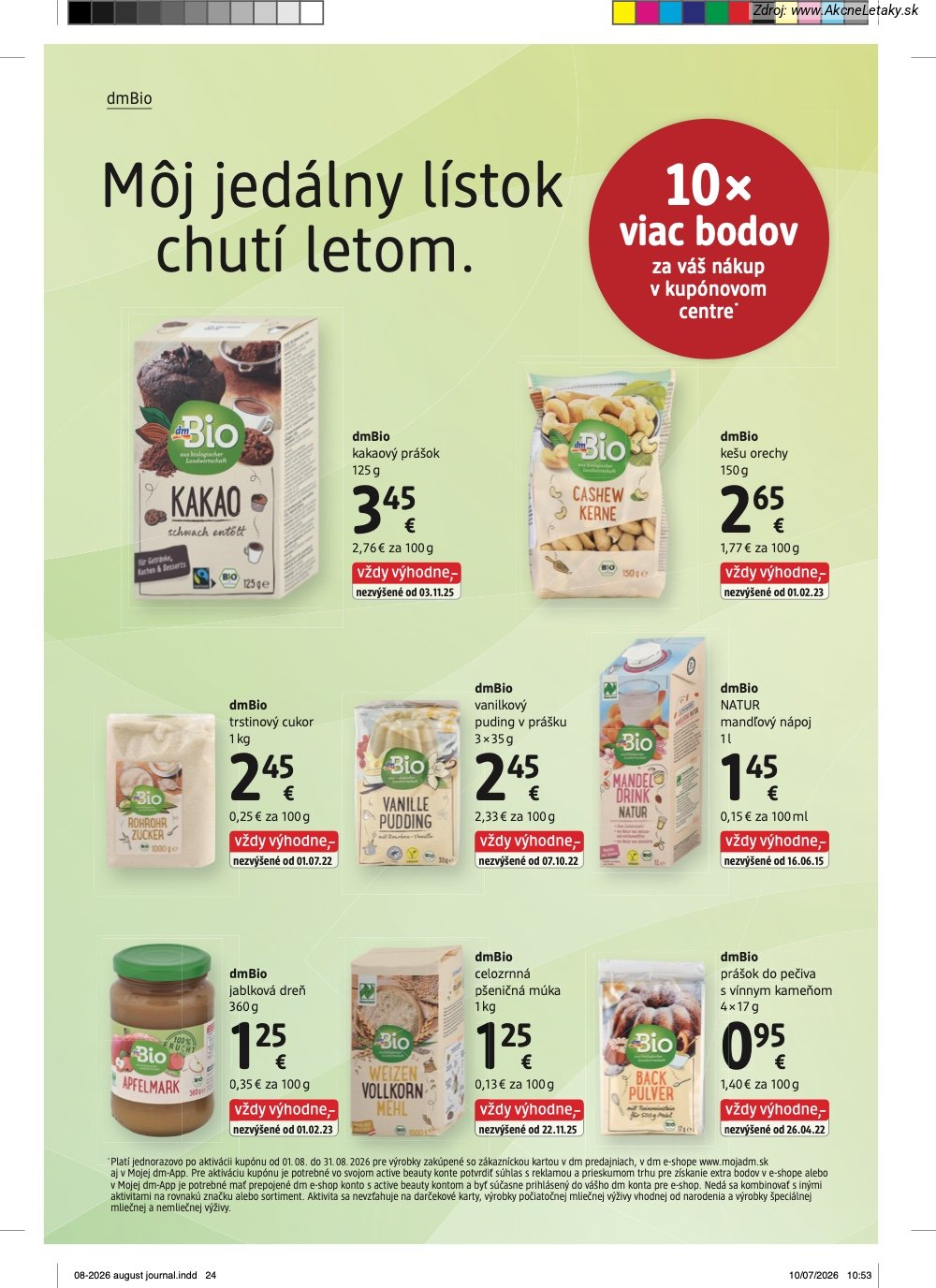 Leták dm drogerie (1. 8. - 31. 8. 2026) - strana 24 z 32