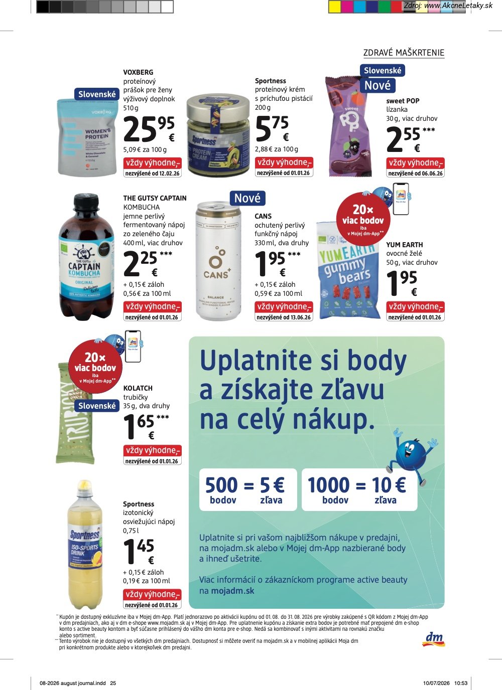 Leták dm drogerie (1. 8. - 31. 8. 2026) - strana 25 z 32