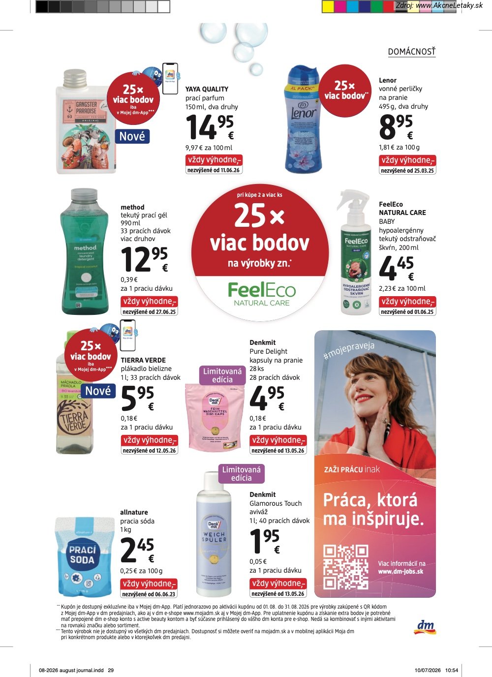 Leták dm drogerie (1. 8. - 31. 8. 2026) - strana 29 z 32