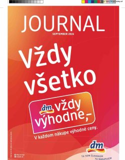 Leták dm drogerie