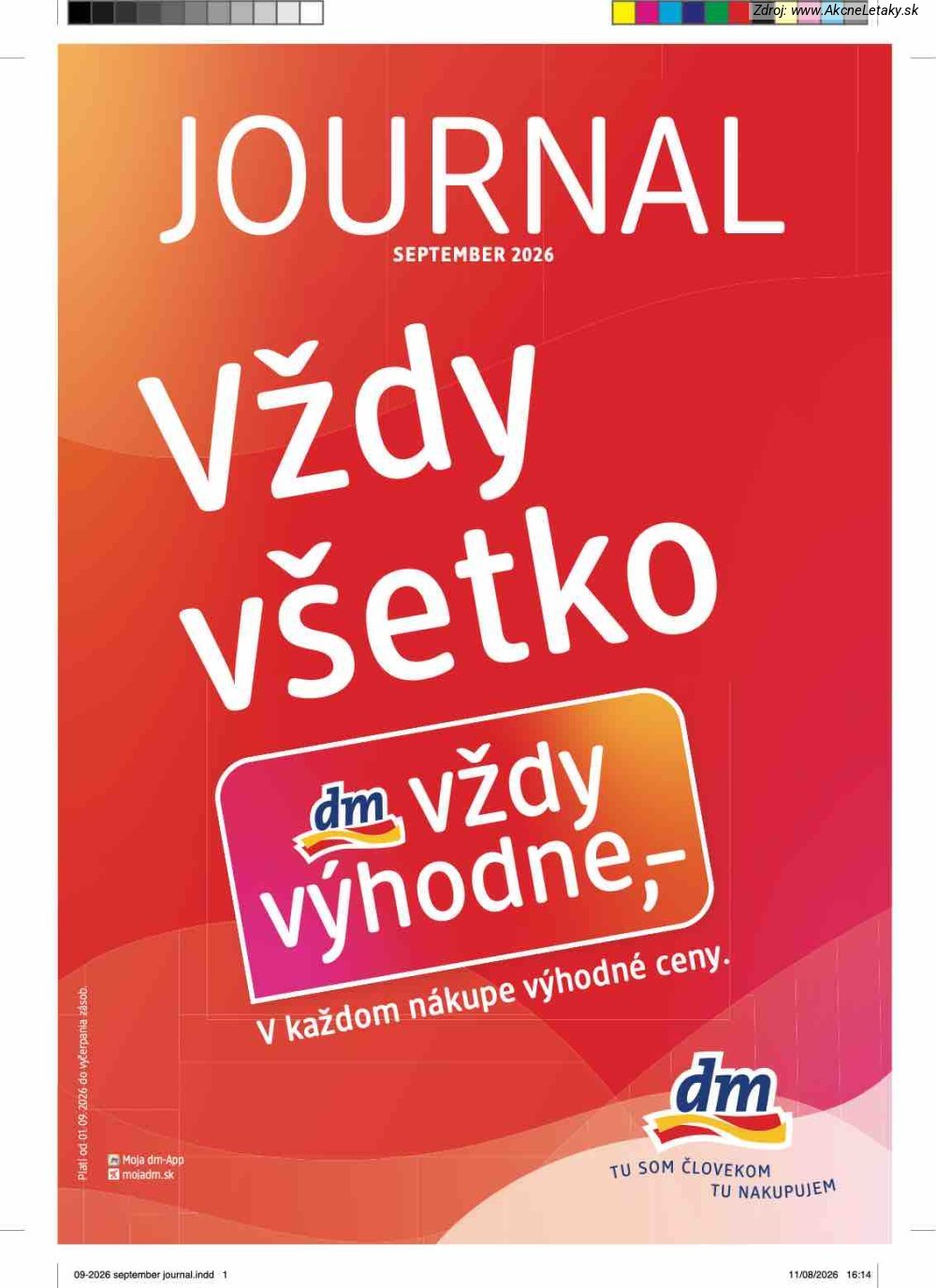 Leták dm drogerie - strana 1