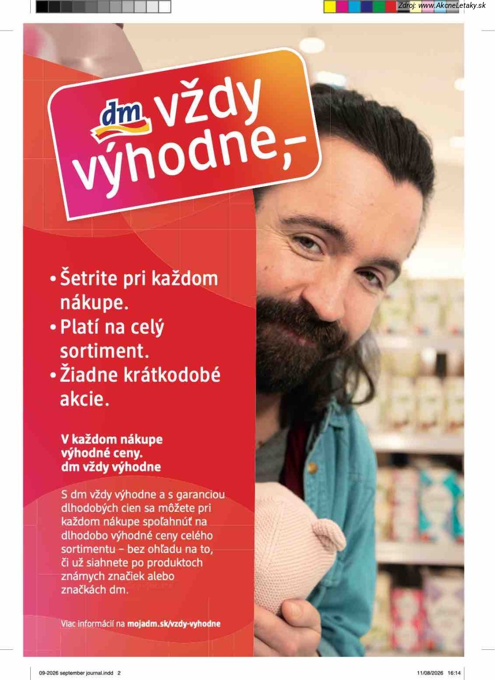 Leták dm drogerie (1. 9. - 30. 9. 2026) - strana 2 z 32