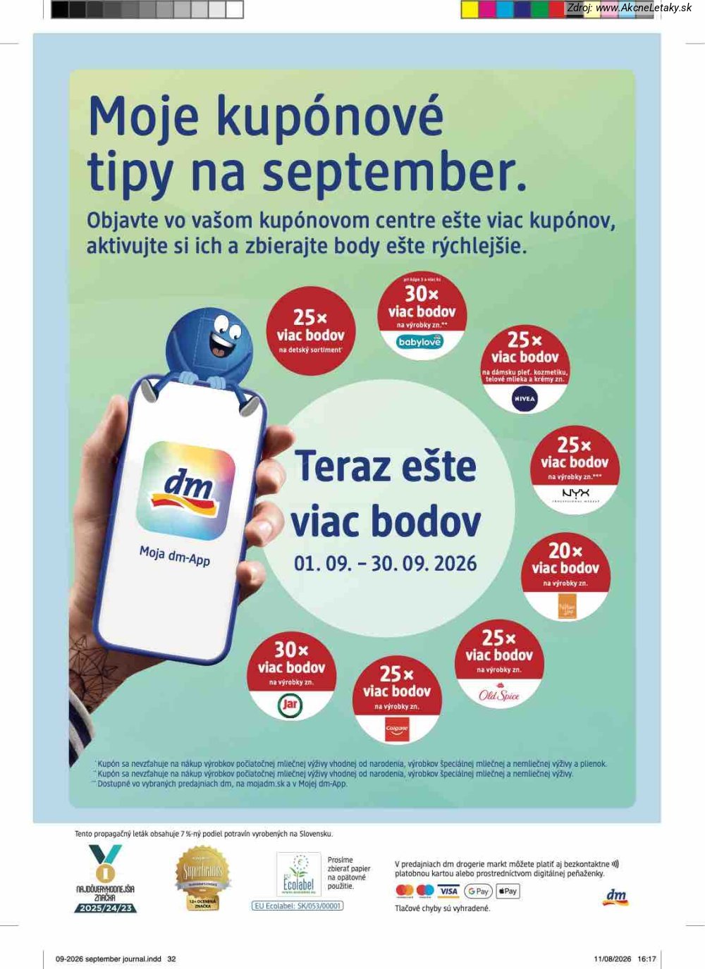 Leták dm drogerie - strana 32