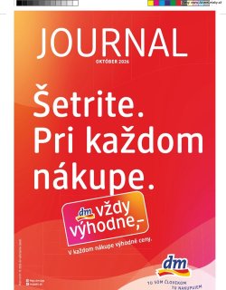 Leták dm drogerie