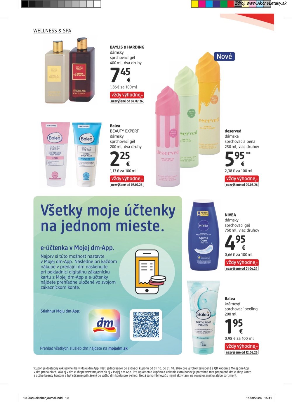 Leták dm drogerie (1. 10. - 31. 10. 2026) - strana 10 z 32