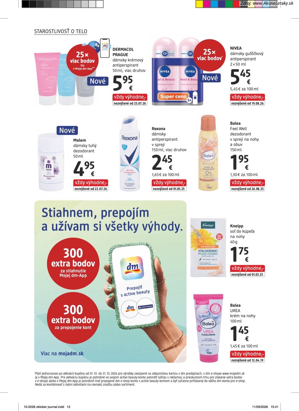 Leták dm drogerie (1. 10. - 31. 10. 2026) - strana 12 z 32