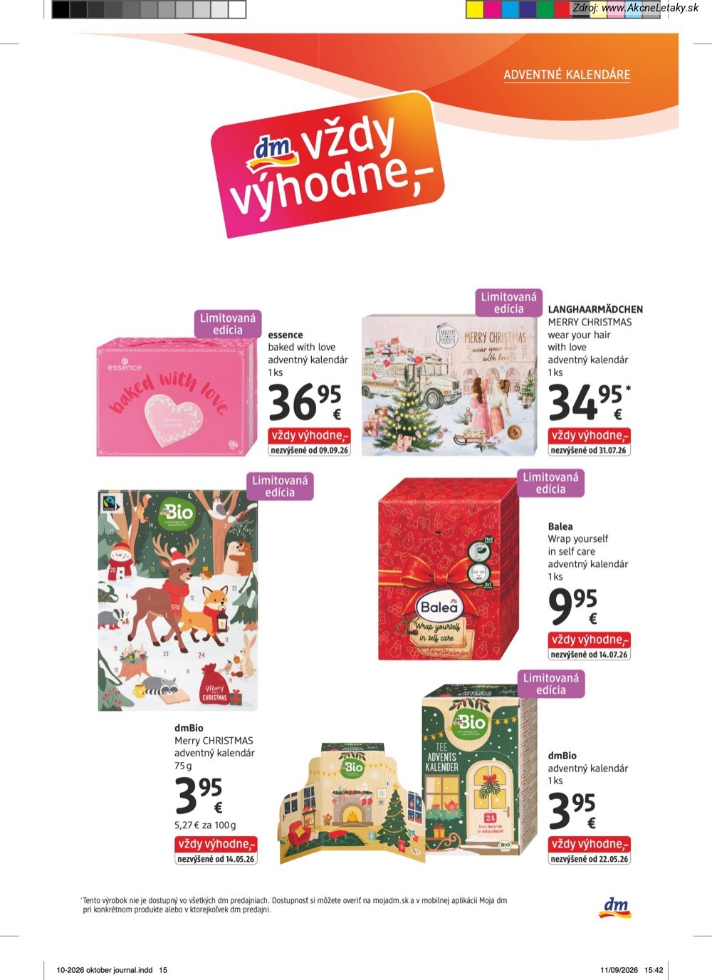 Leták dm drogerie (1. 10. - 31. 10. 2026) - strana 15 z 32