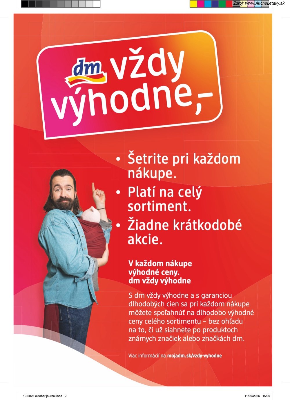 Leták dm drogerie (1. 10. - 31. 10. 2026) - strana 2 z 32
