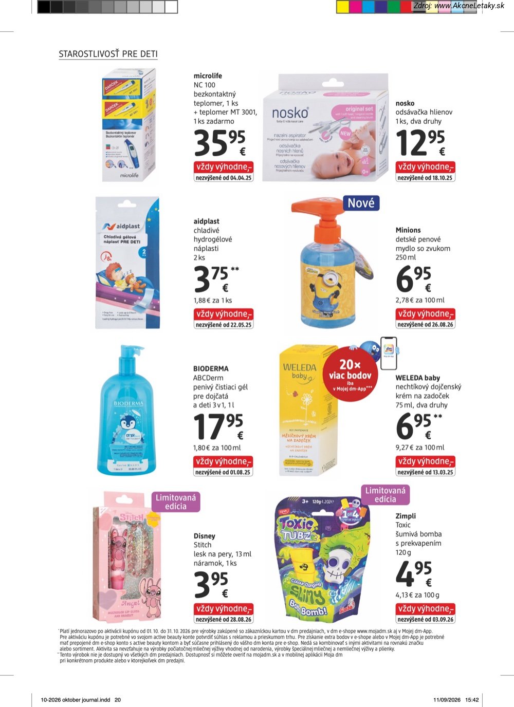 Leták dm drogerie - strana 20