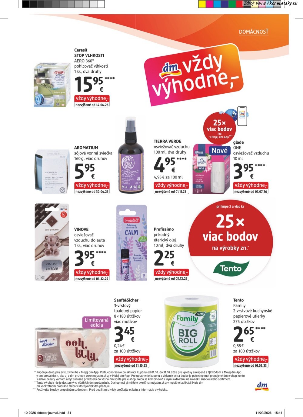Leták dm drogerie - strana 31