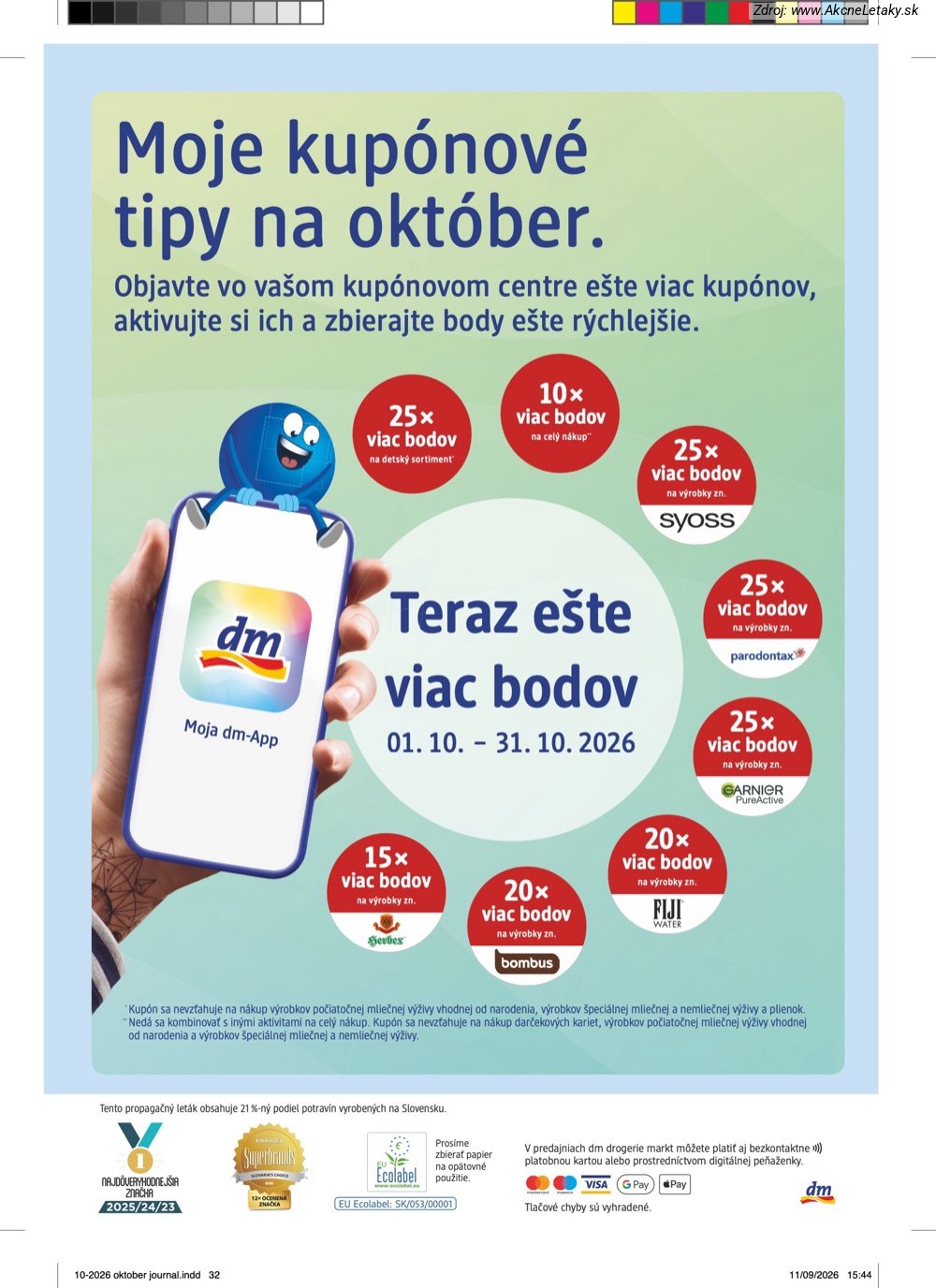 Leták dm drogerie - strana 32
